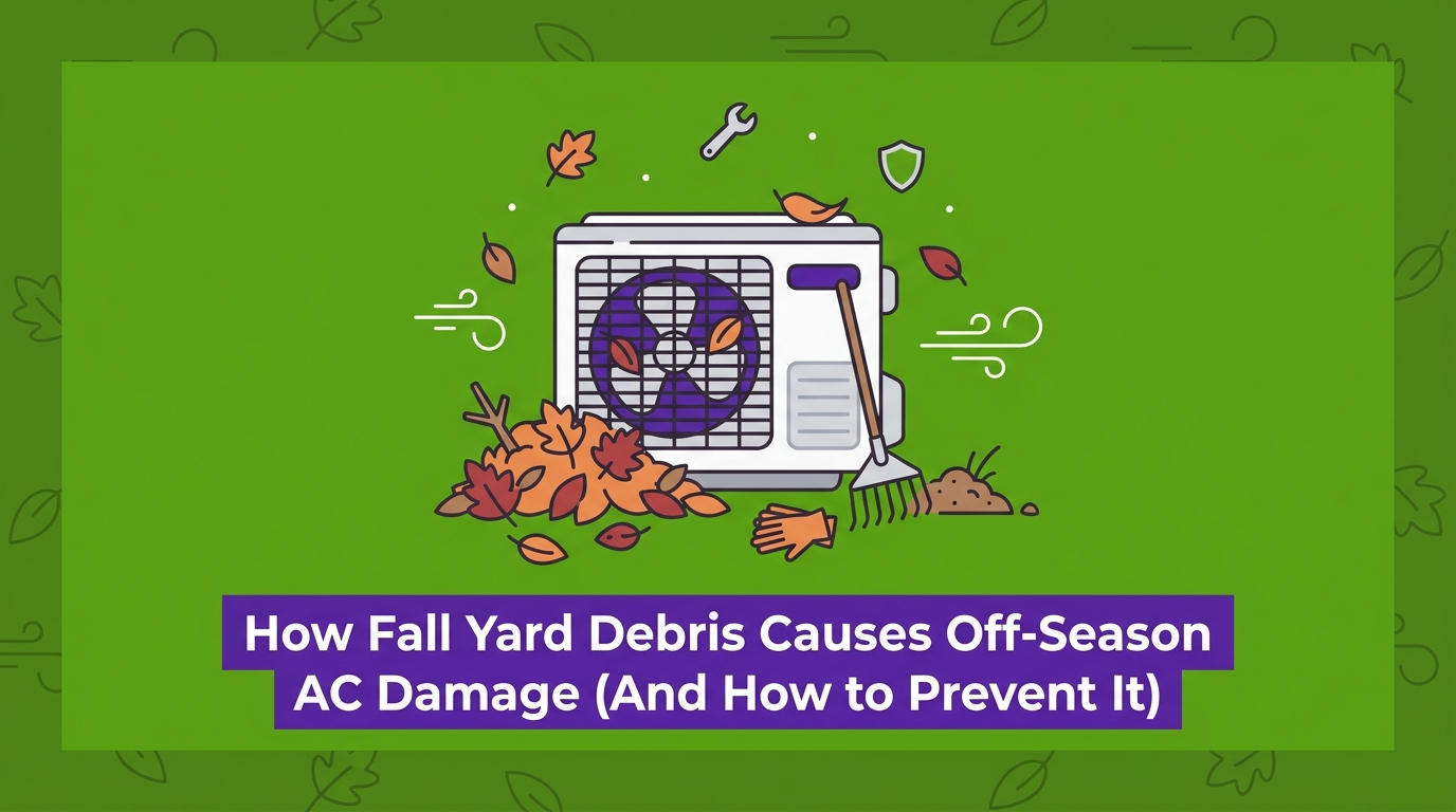 Clearing Fall Debris from Your Outdoor AC Unit to Prevent Off-Season Damage
