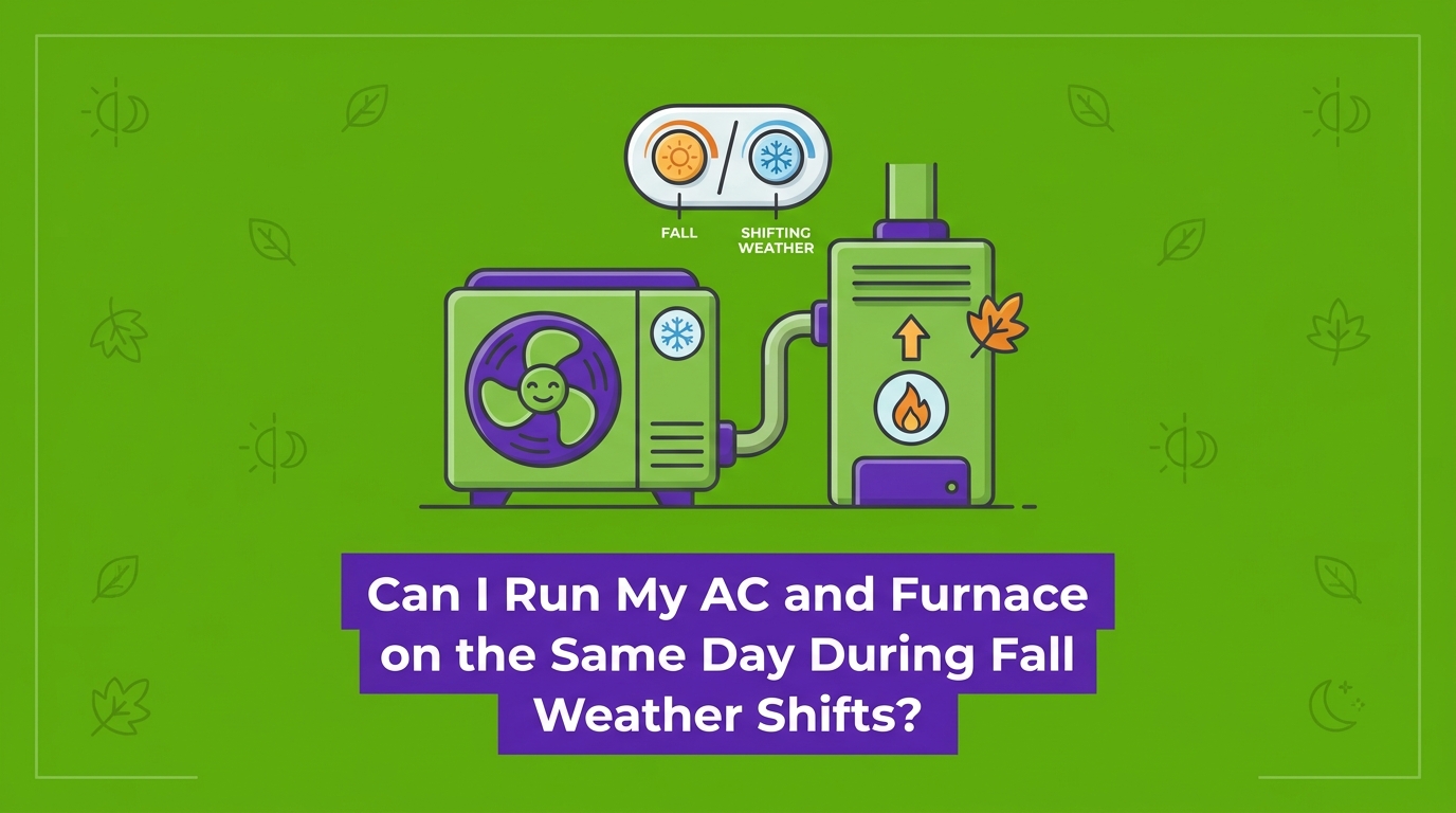 Can I Run My AC and Furnace on the Same Day During Fall Weather Shifts?