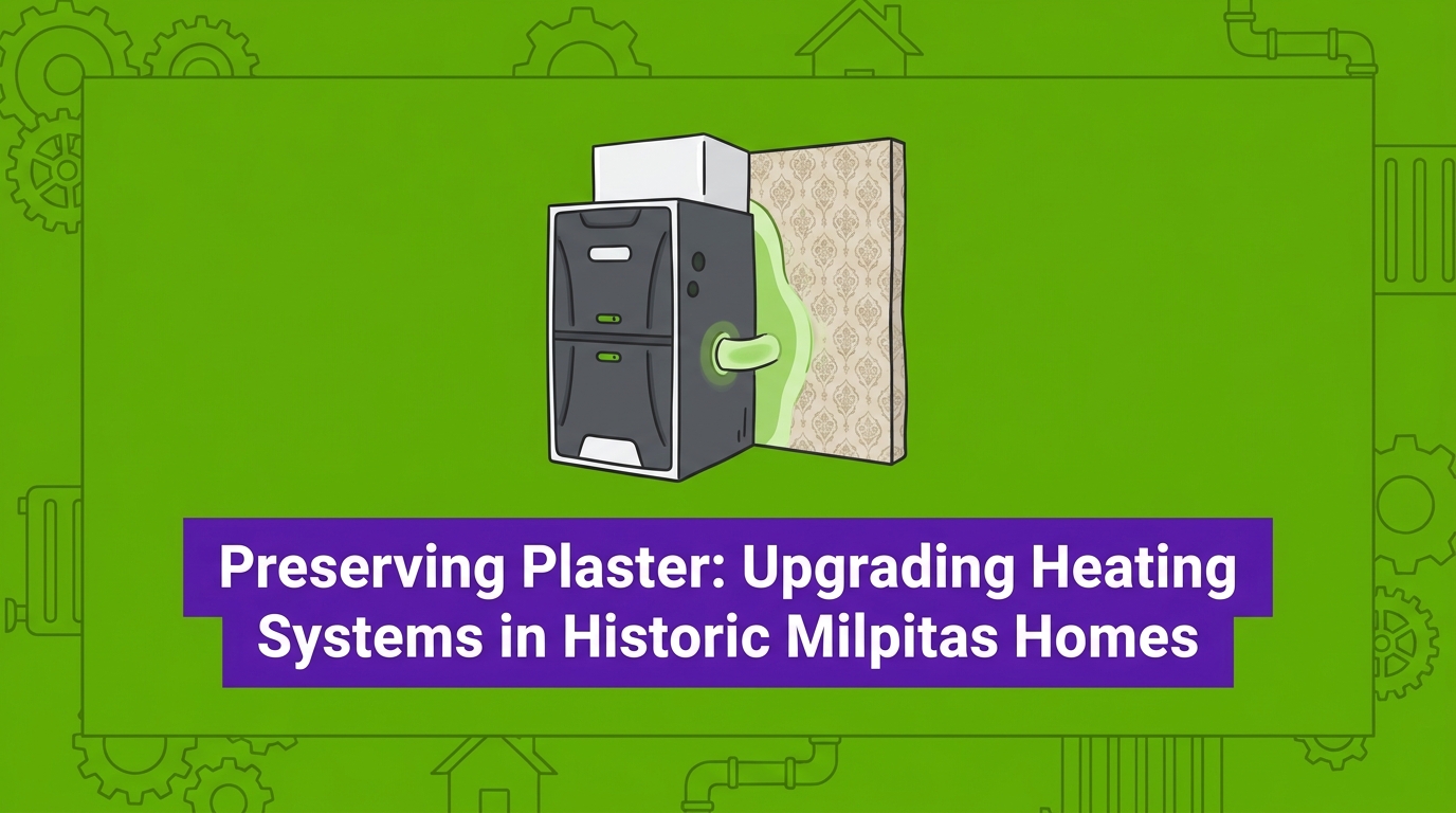 Upgrading Heating Systems in Historic Milpitas Homes Without Destroying Plaster