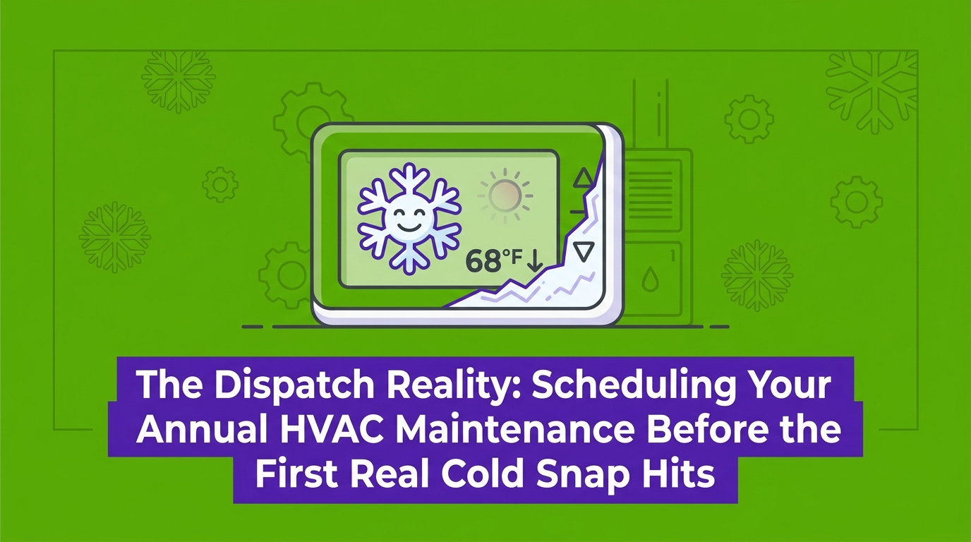 Scheduling Your Annual HVAC Maintenance Before the First Real Cold Snap Hits