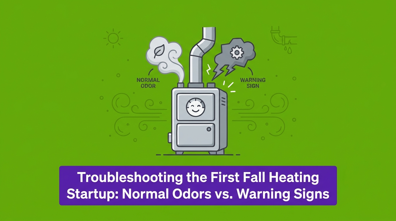 Troubleshooting the First Fall Heating Startup: Normal Odors vs. Warning Signs