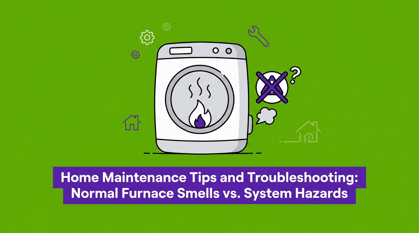 Home Maintenance Tips and Troubleshooting: Normal Furnace Smells vs. System Hazards