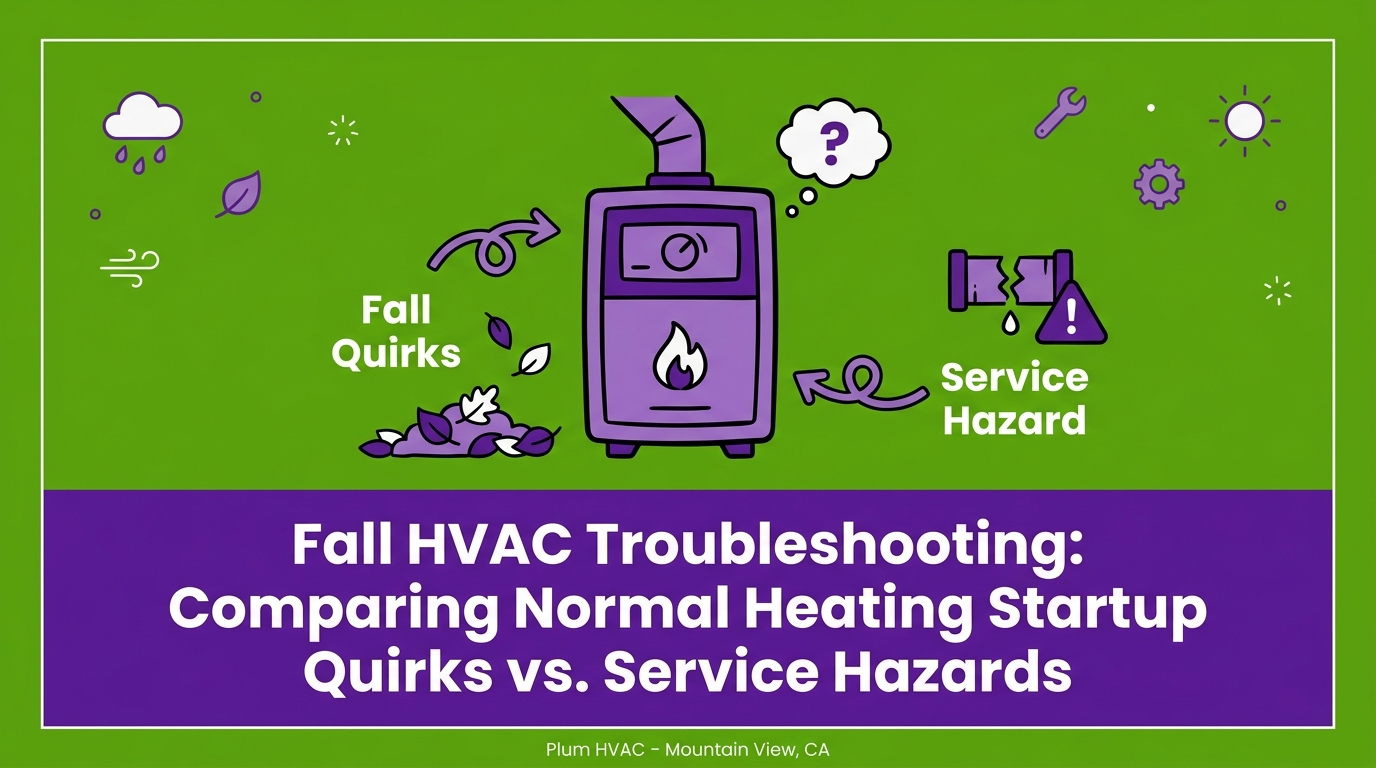 Fall HVAC Troubleshooting: Comparing Normal Heating Startup Quirks vs. Service Hazards