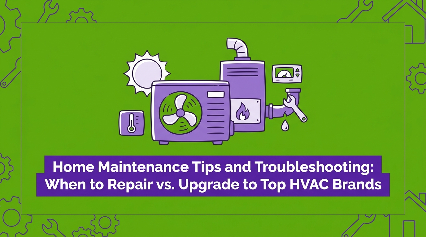 Home Maintenance Tips and Troubleshooting: When to Repair vs. Upgrade to Top HVAC Brands