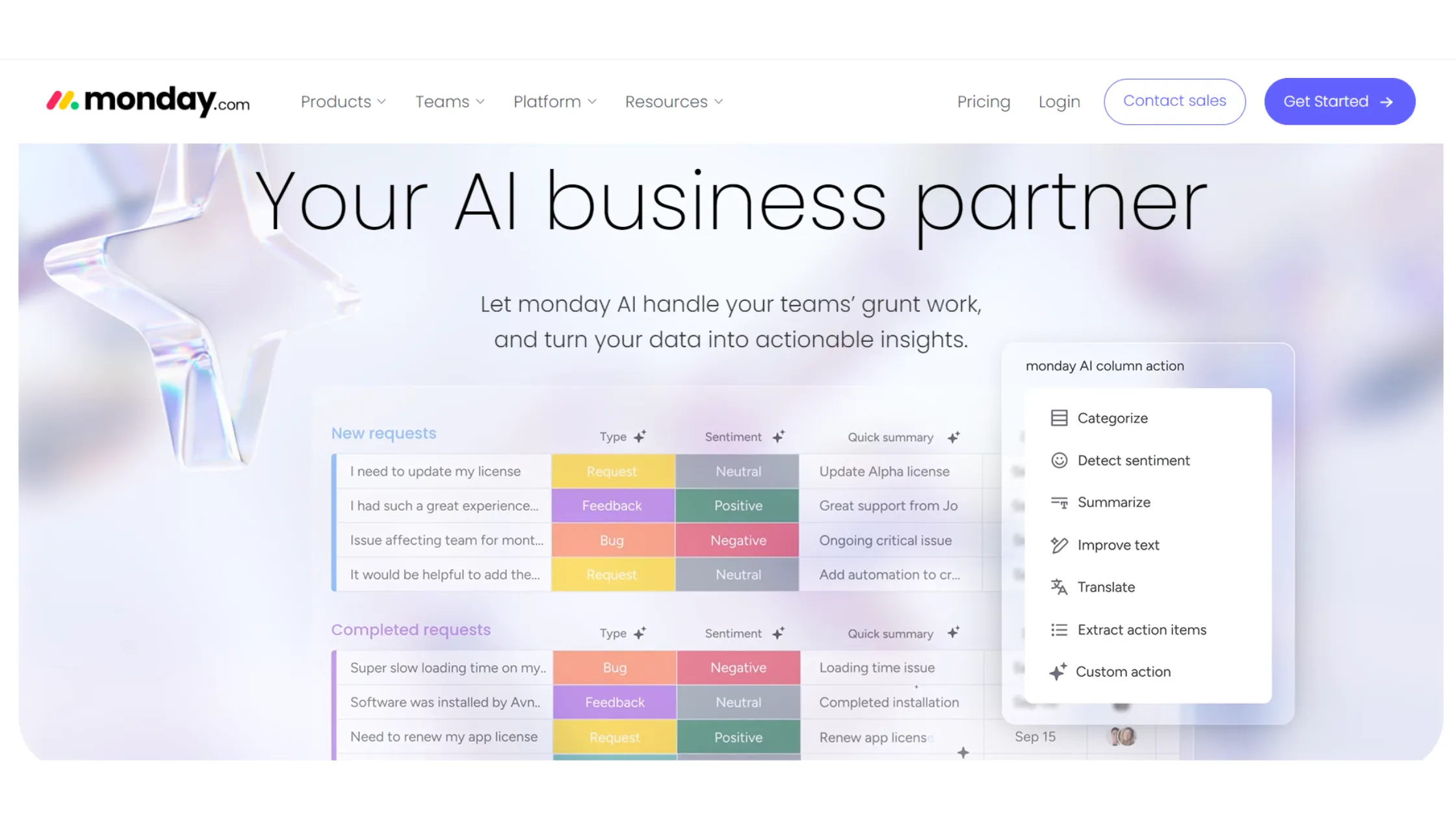 Monday.com AI Sales tools 
