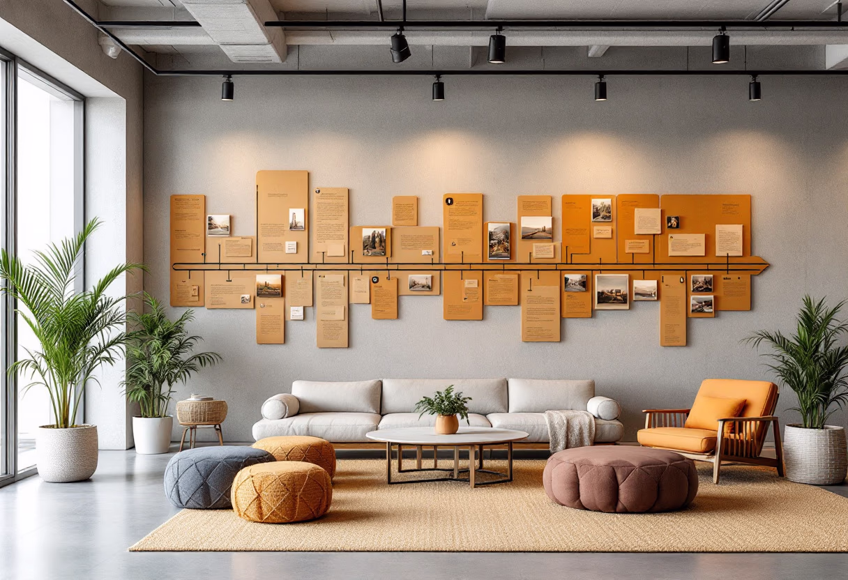 image of company timeline