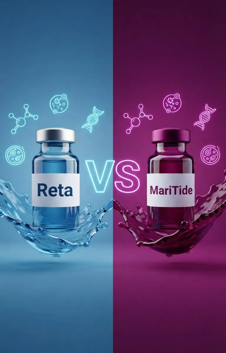 Retatrutide vs MariTide: Two Drugs, Two Opposite Bets on the Same Receptor