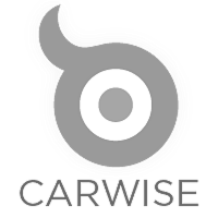 Carwise logo featuring a stylized circular icon above the word CARWISE in uppercase.