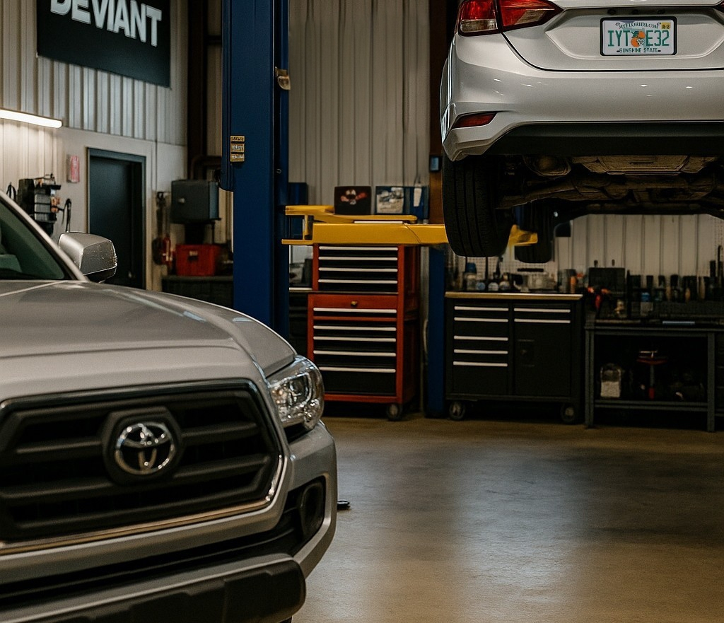 Inside Fast Pass Auto Repair shop