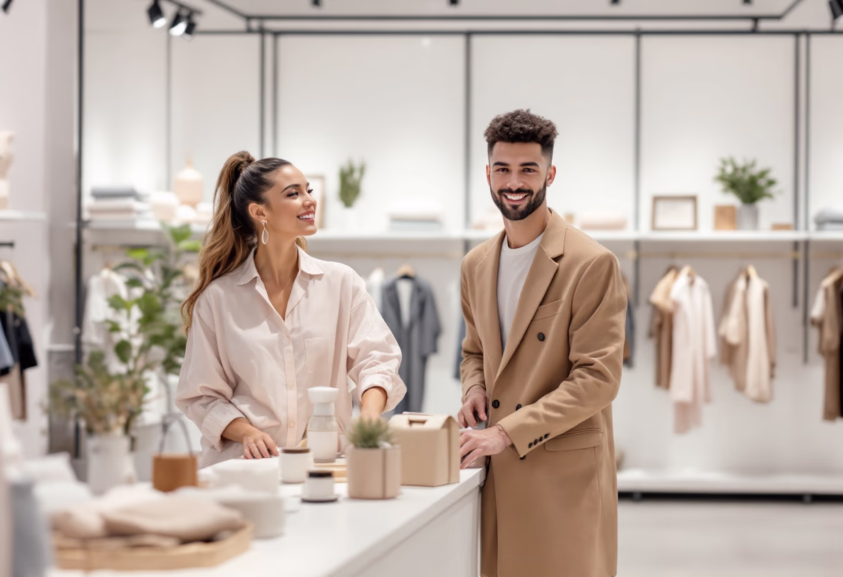 image of store helping customers (for a home goods store)