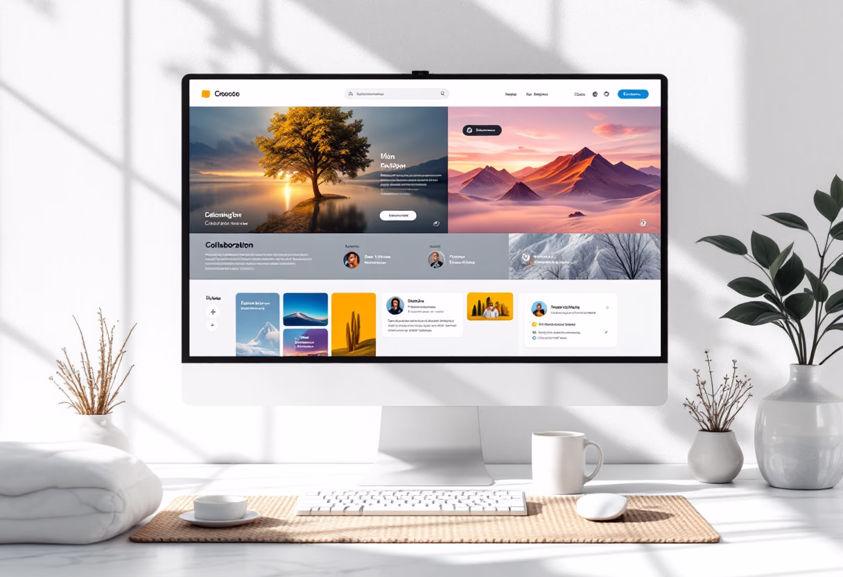 <subject>[interface] screenshot of collaboration interface (for a productivity tools business)</subject>