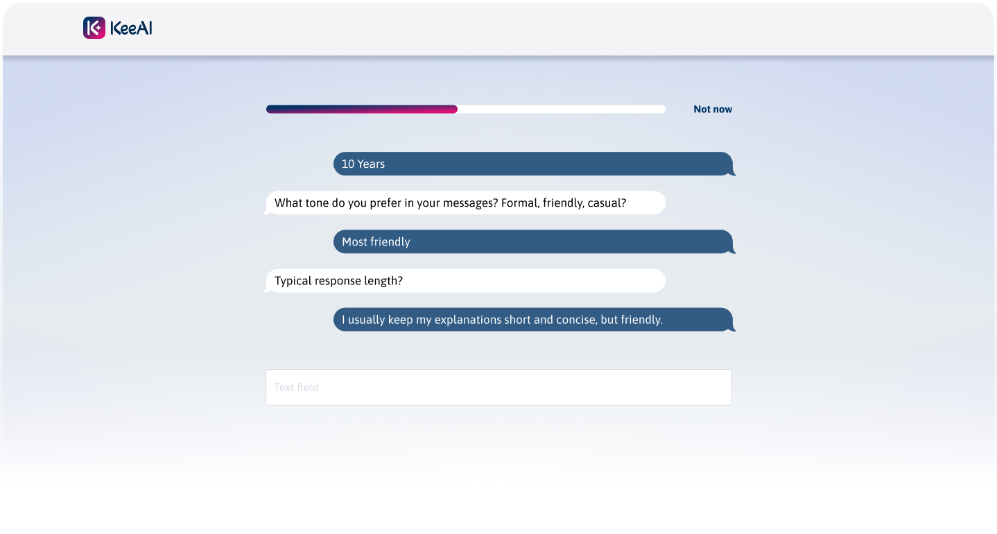 KeeAI Dashboard - Inbox Page