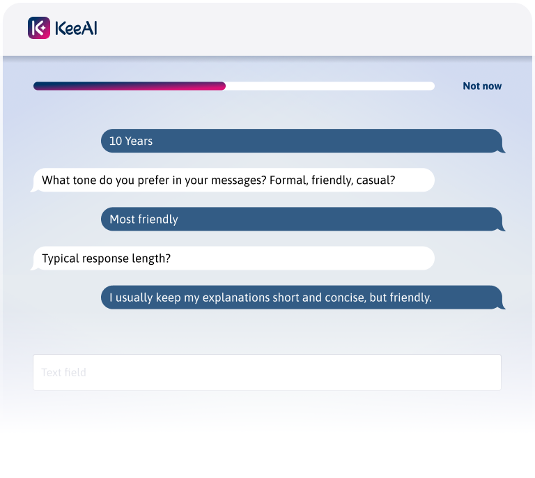KeeAI Dashboard - Inbox Page