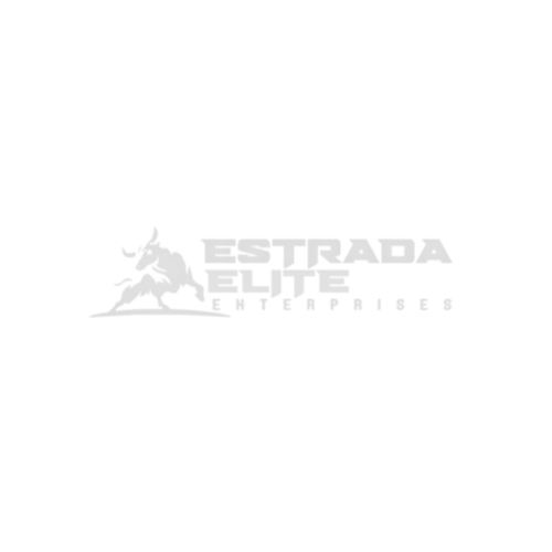 Logo featuring a silhouette of a bullfighter with a cape and a charging bull beside the text 'ESTRADA ELITE LIVESTOCK'.