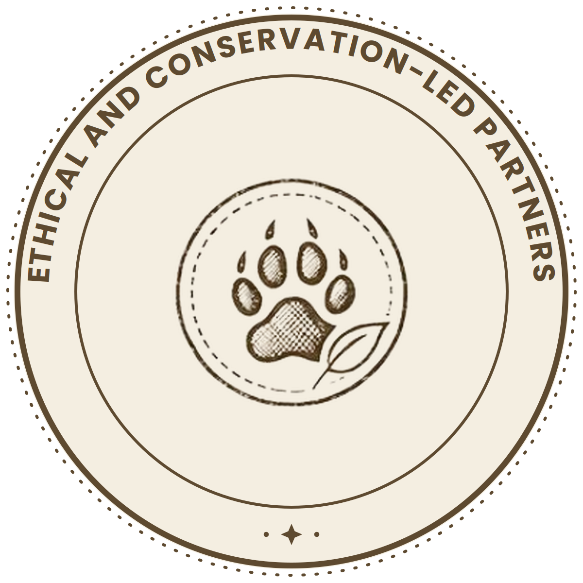 Conservation-focused safari scene representing ethical and responsible travel partners.