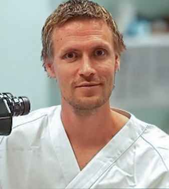 Øyelege Oddbjørn Bjordal, ved Sogn Øyelegesenter.