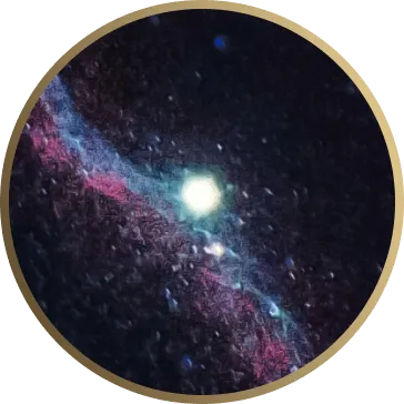 super nova logo of space and stars