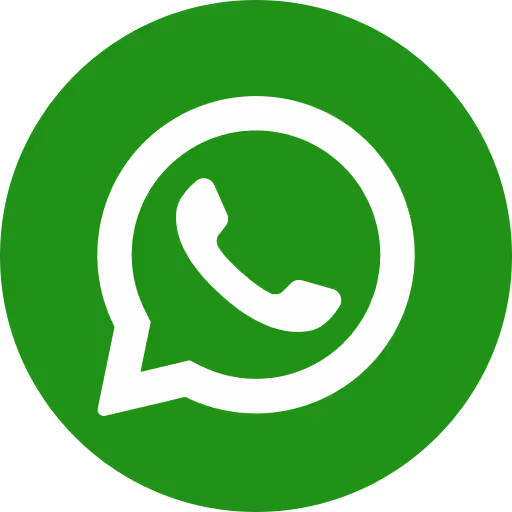 WhatsApp logo with green background and white phone icon