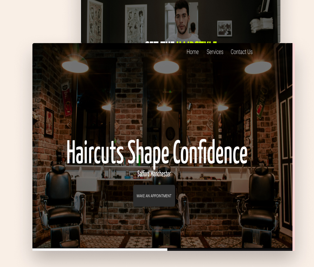 A mockup of a project