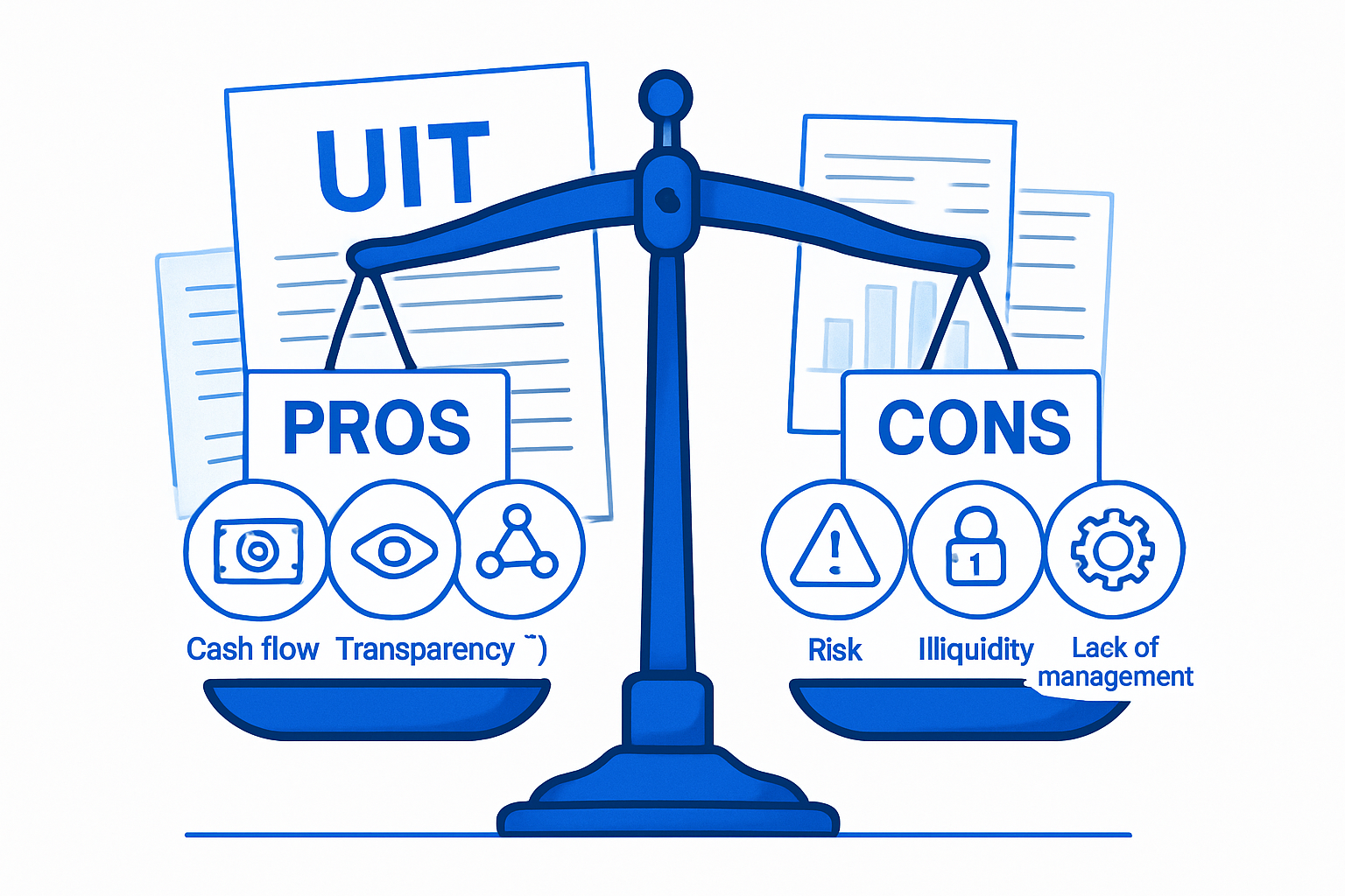 Pros and Cons of Investing in UITs
