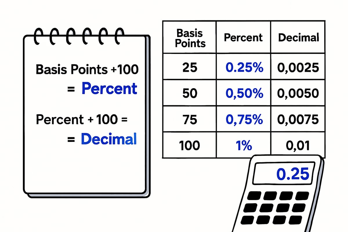 Calculating and Converting Basis Points: Step-by-Step Guide