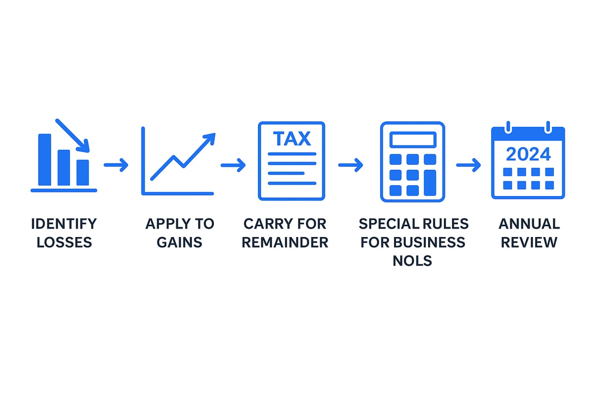 How Loss Carryforwards Work: Step-by-Step Process