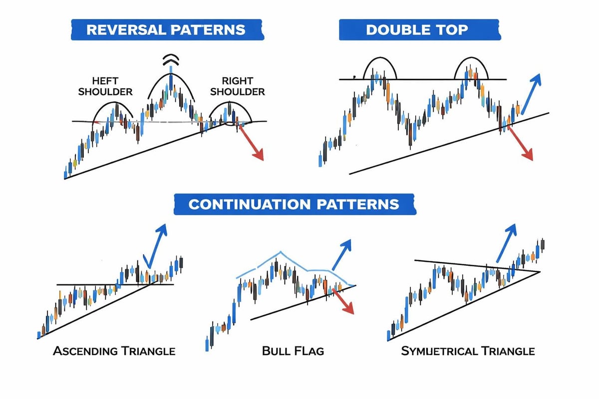 Chart pattern types