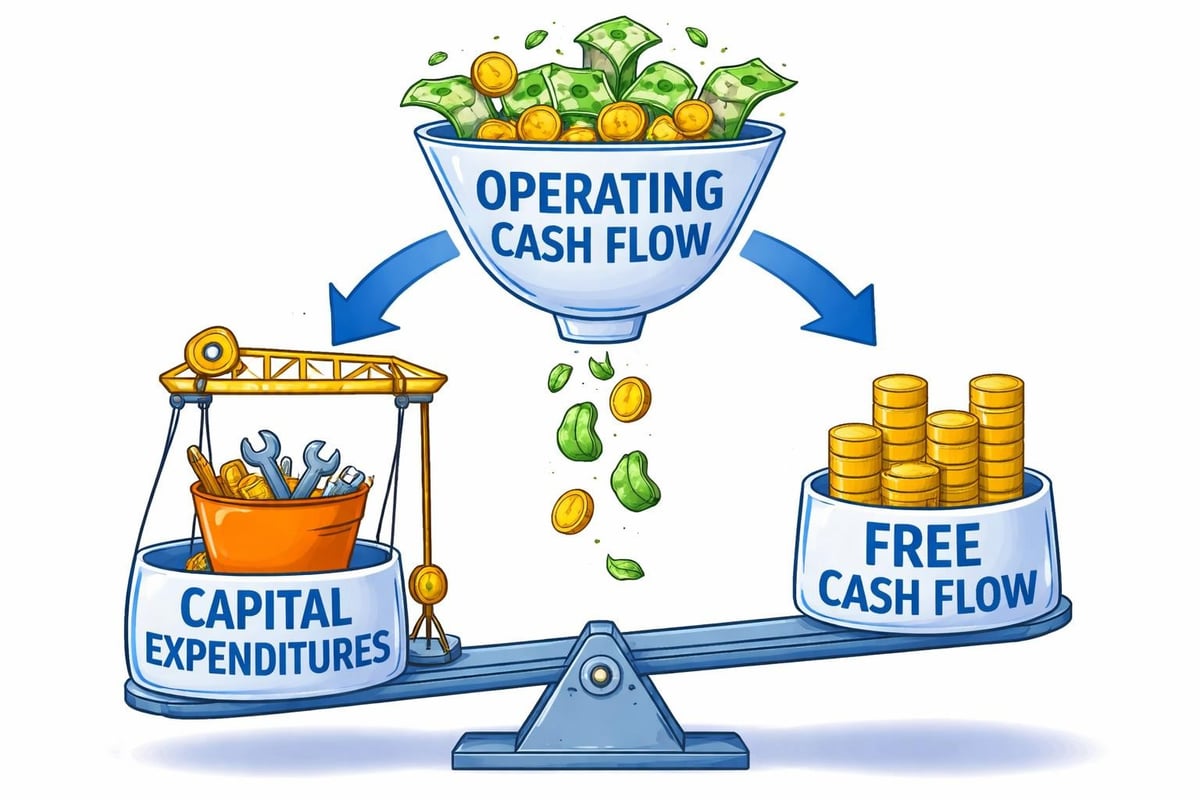Free cash flow calculation components
