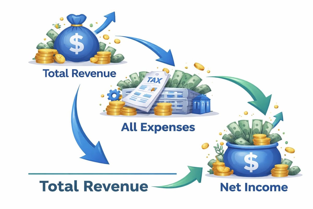 Net profit margin calculation