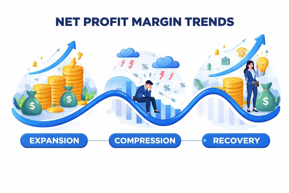 Margin trends over time