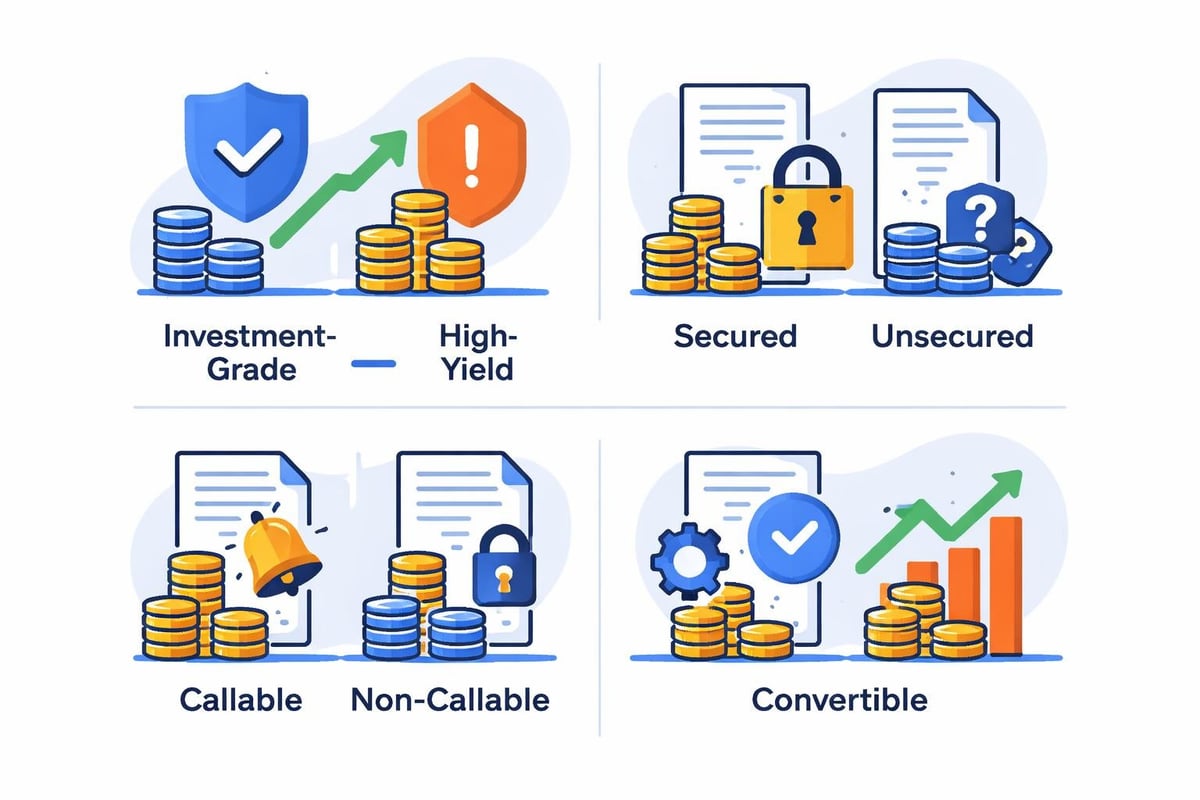 Corporate bond types