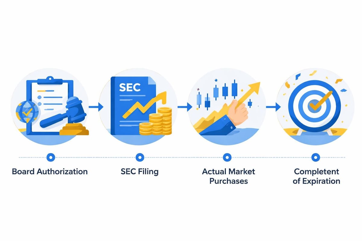Buyback execution timeline