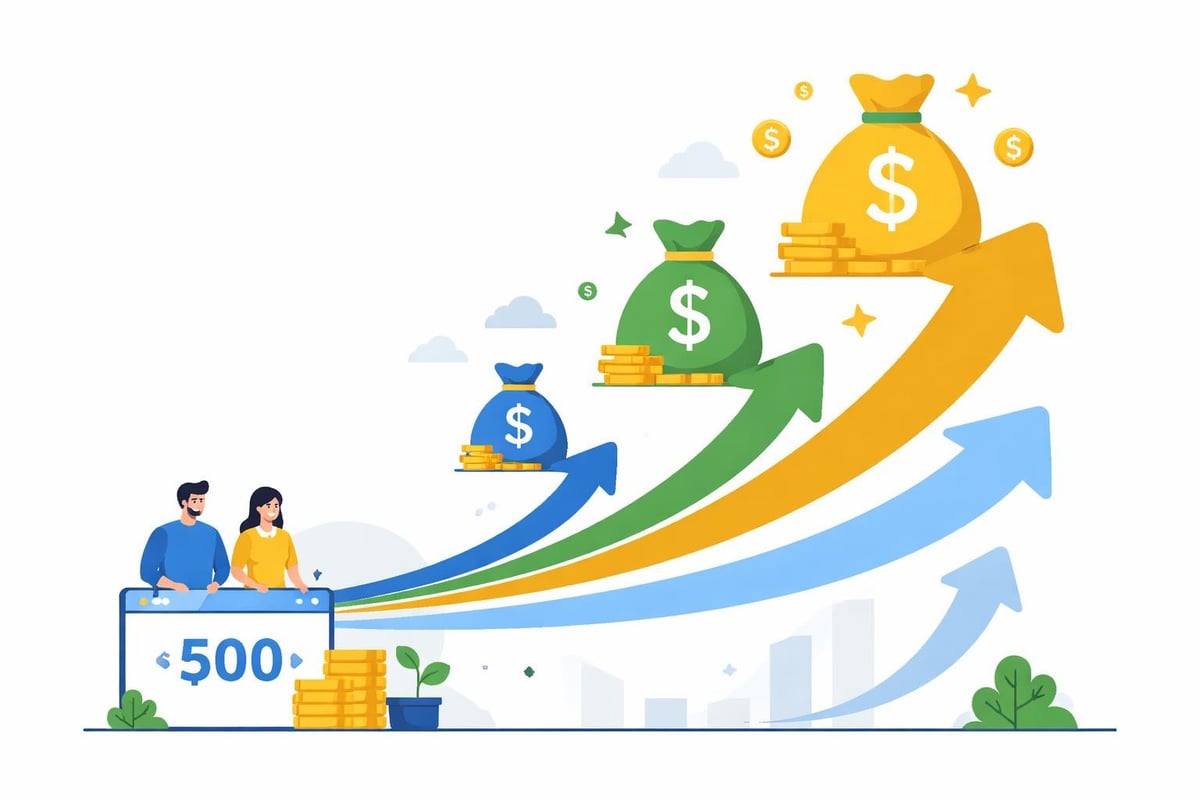 Long-term wealth accumulation scenarios