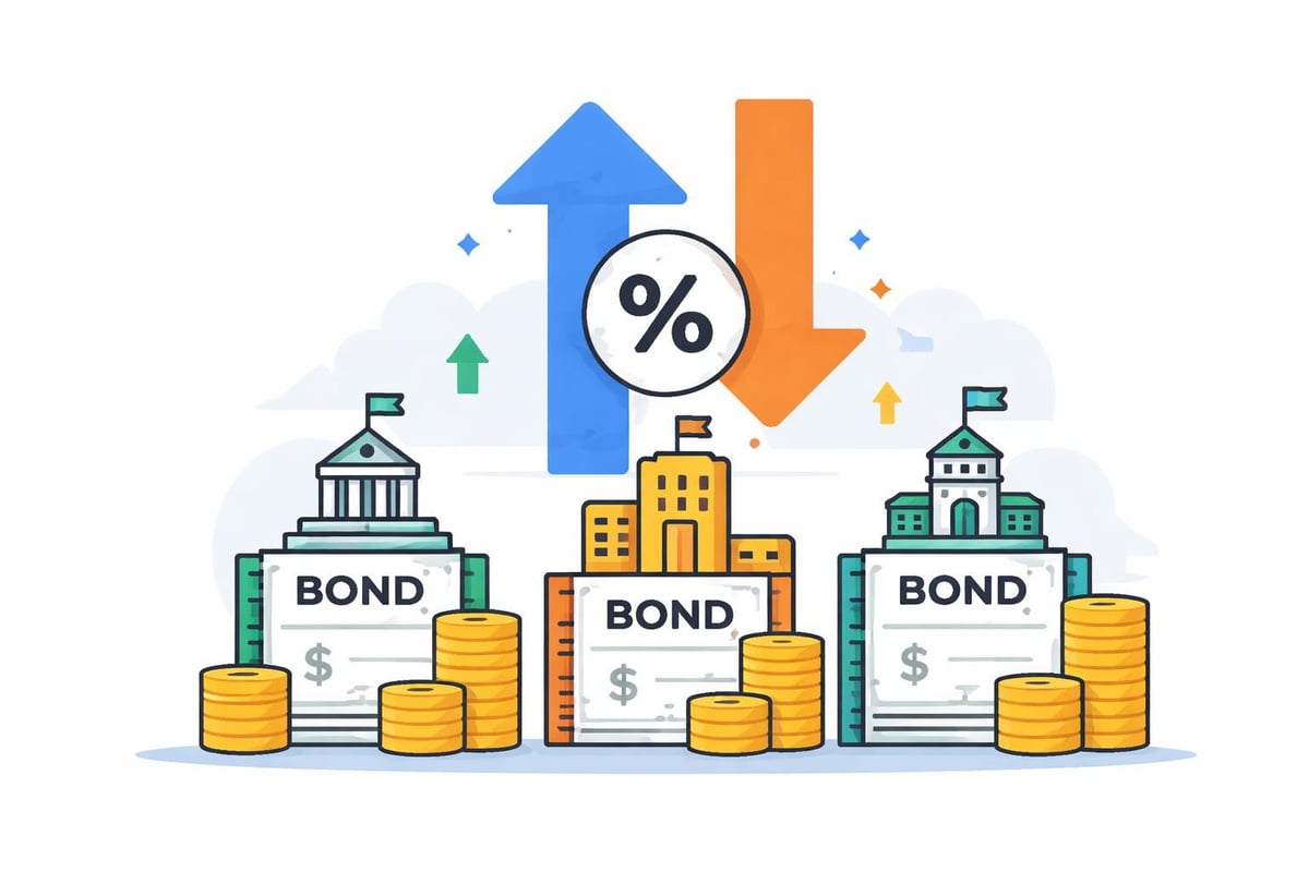 Bond yield comparison across different market periods