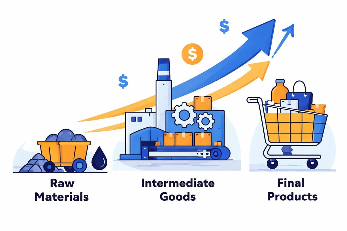 Producer price index measurement stages