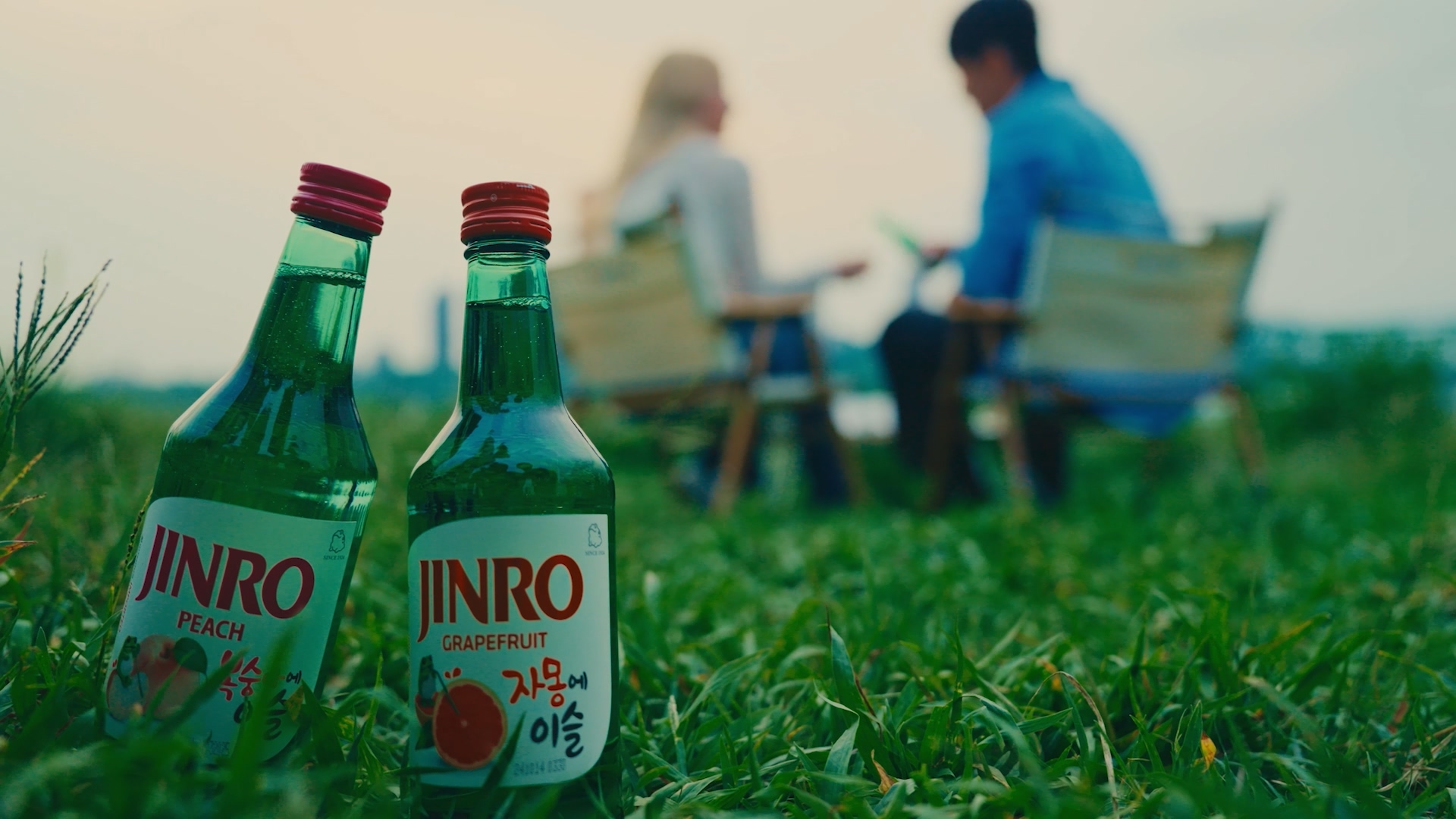 Jinro soju bottle Korea