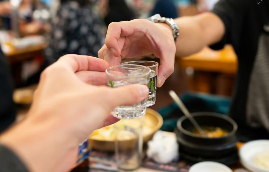 Jinro soju bottle Korea