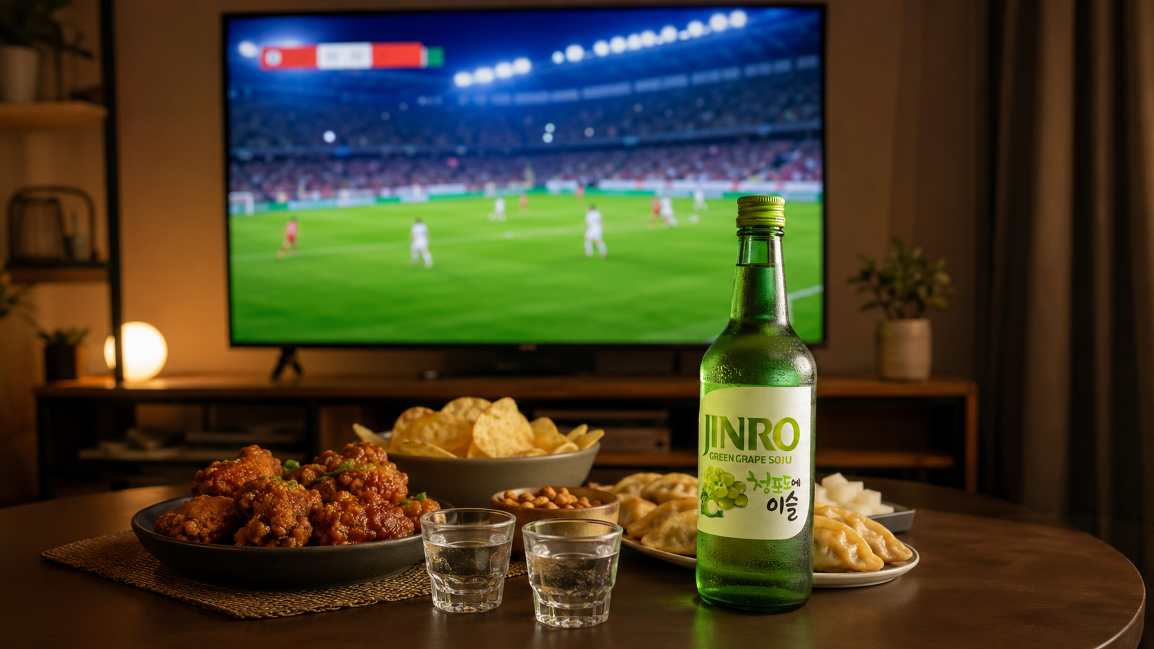 Jinro soju bottle Korea