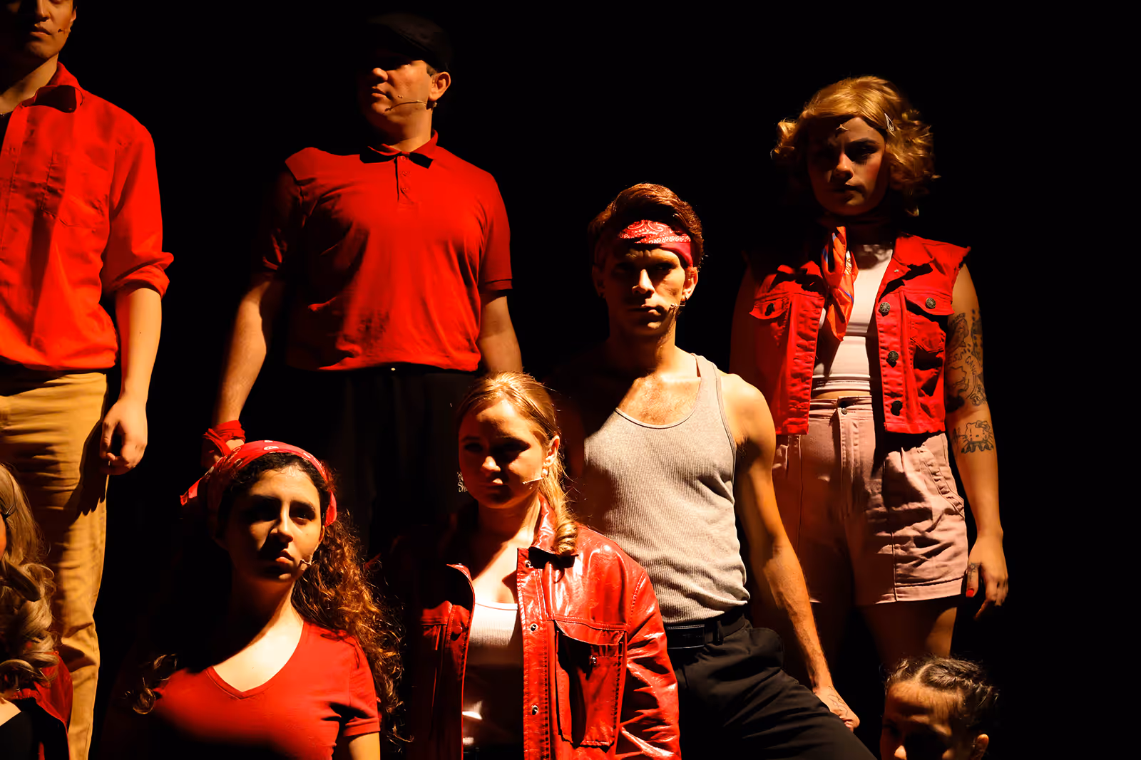 A group of people standing next to each other.