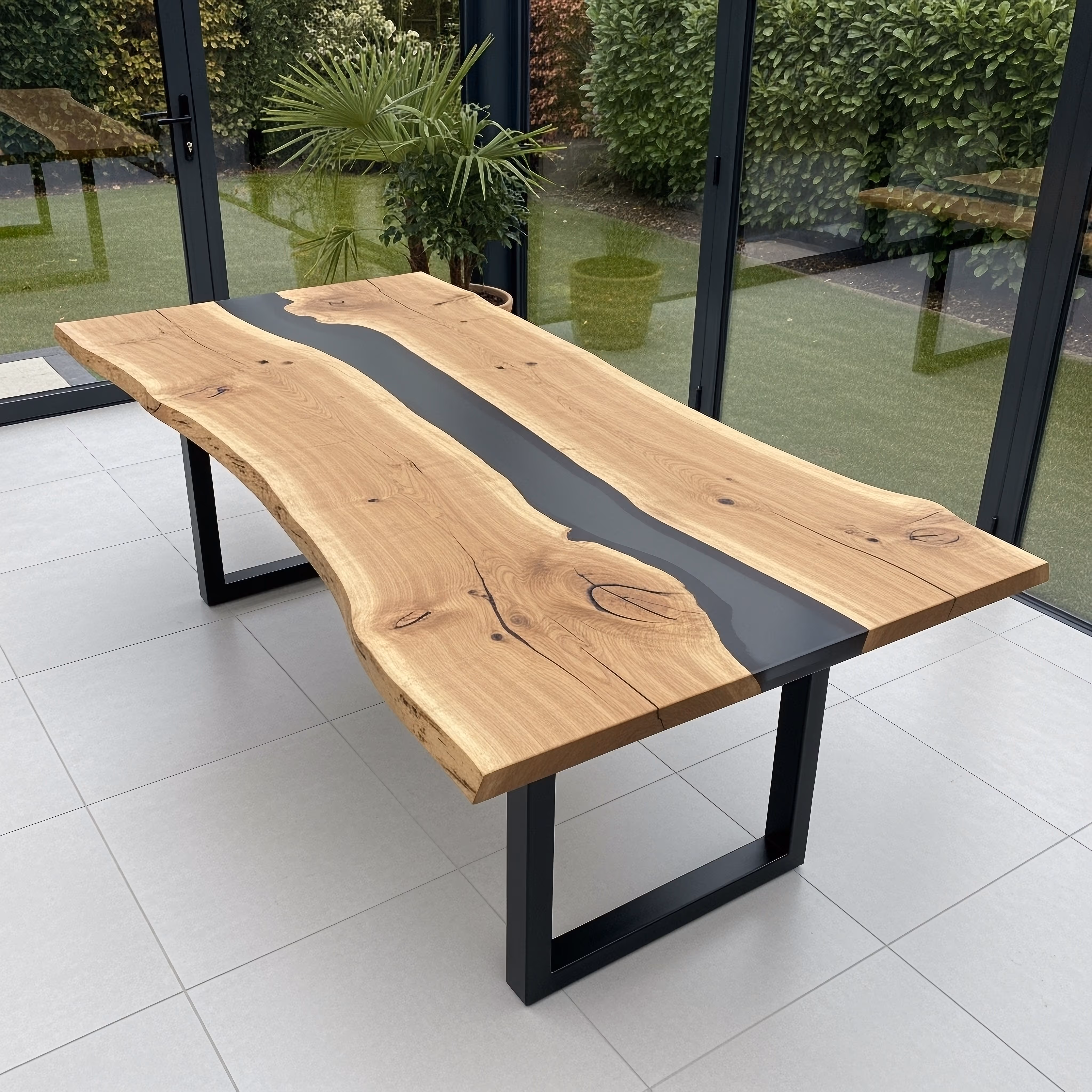Cedar with Black Resin - 2.5m x 1.2m