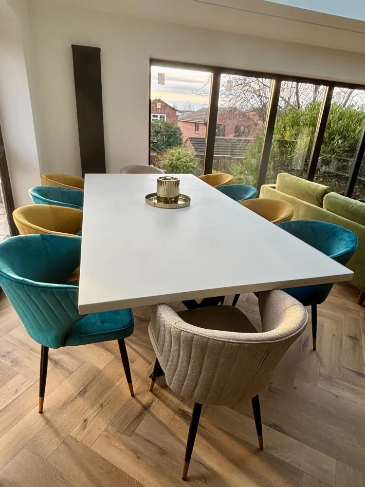 resin river dining table 