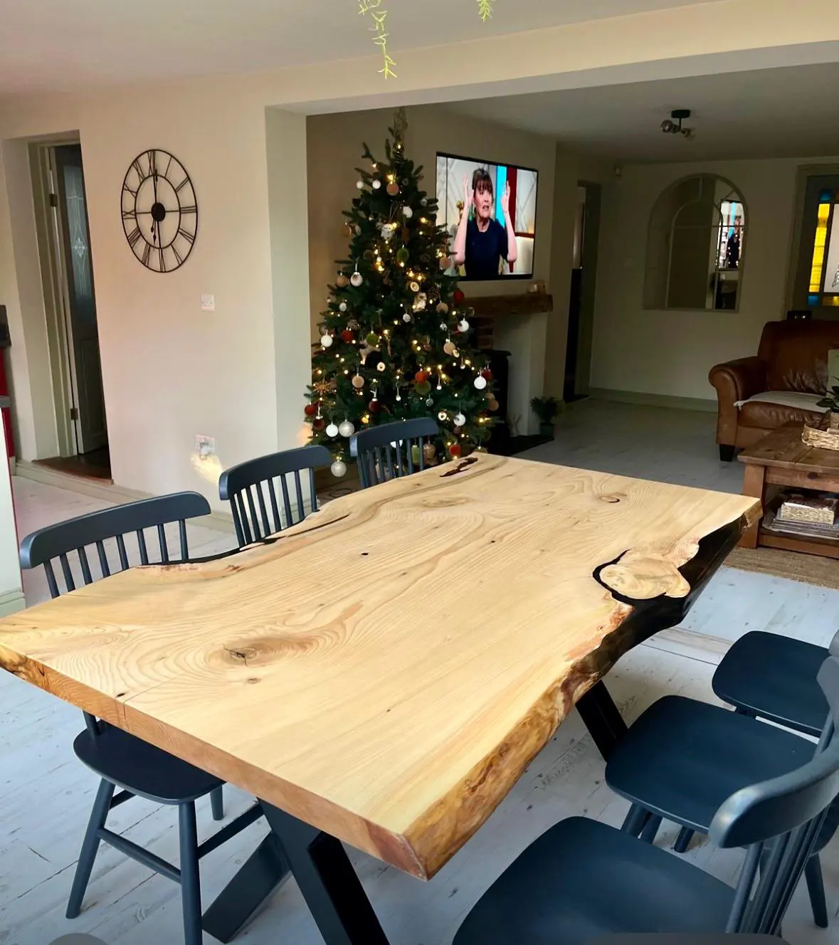 UK made live edge table crafted to order
