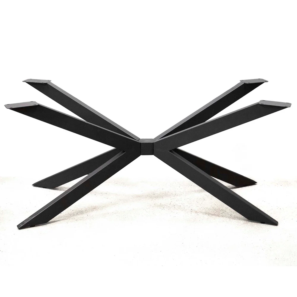 Handcrafted steel table base made in the UK
