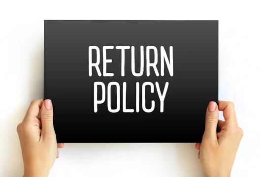 Returns and refunds policy information for customer orders