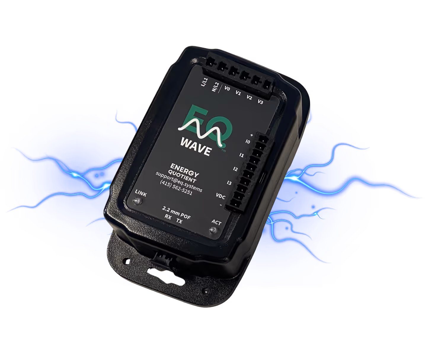 EQ Wave sensor with electric background