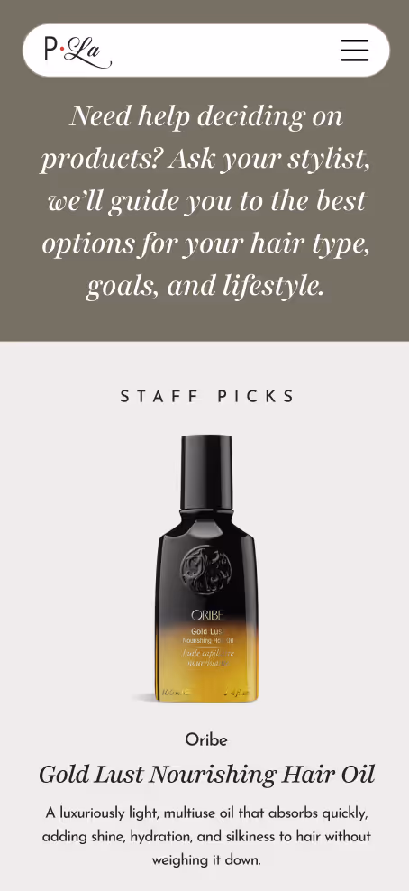 Oribe Gold Lust Nourishing Hair Oil bottle with black and gold gradient