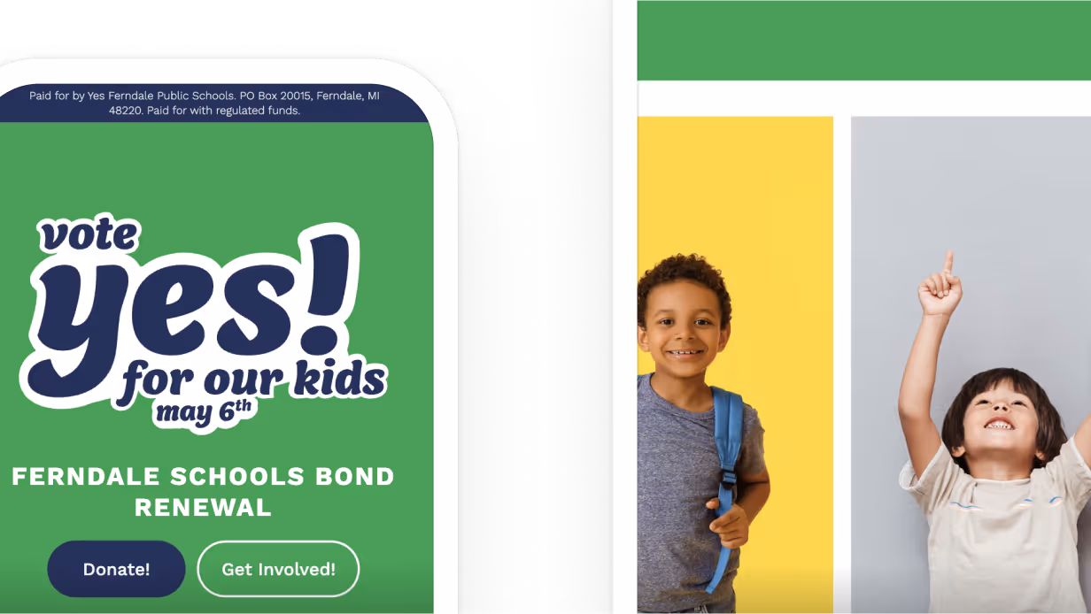 Vote Yes for Ferndale Schools Bond Renewal on May 6th