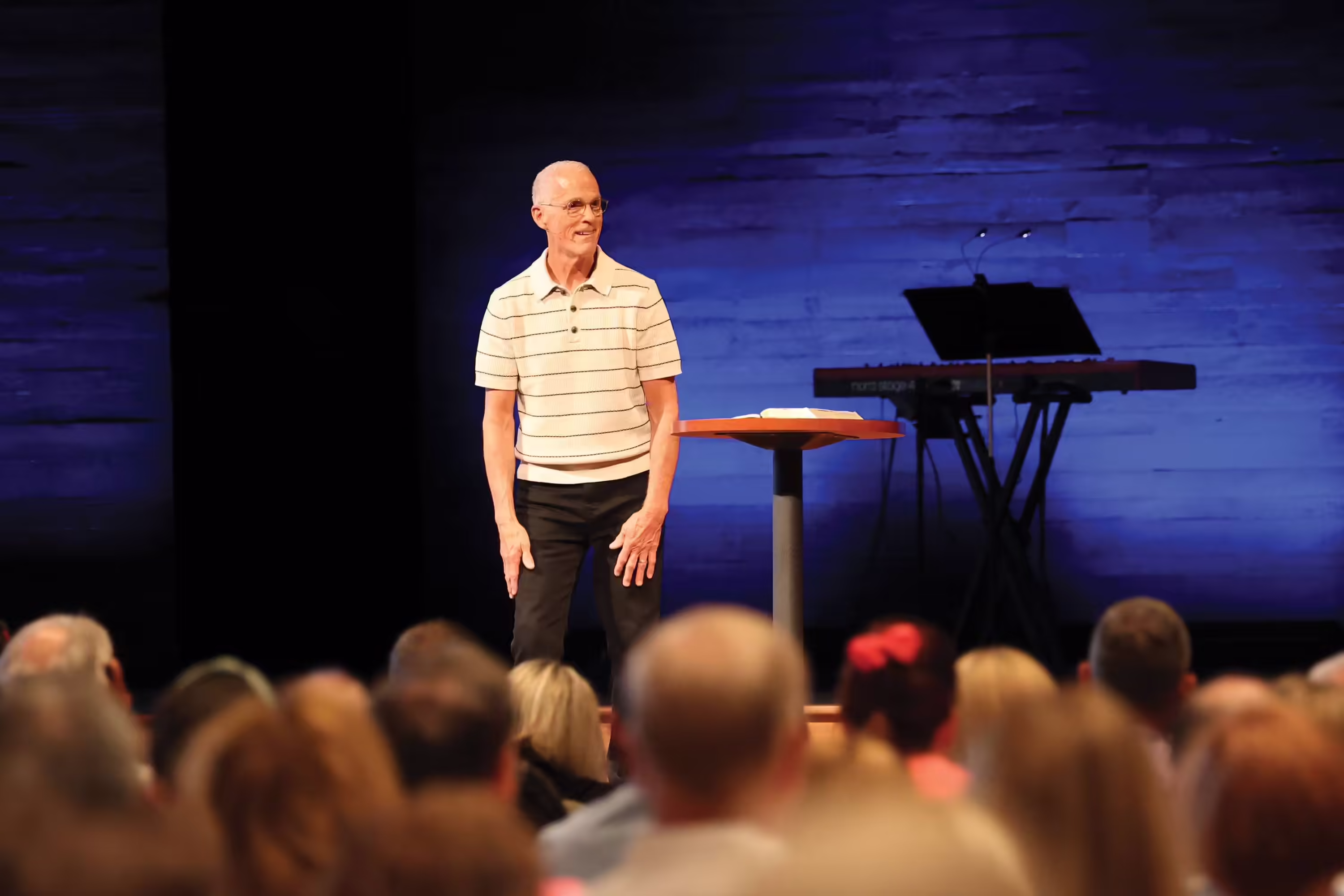 image of students attending a lecture (for a university)