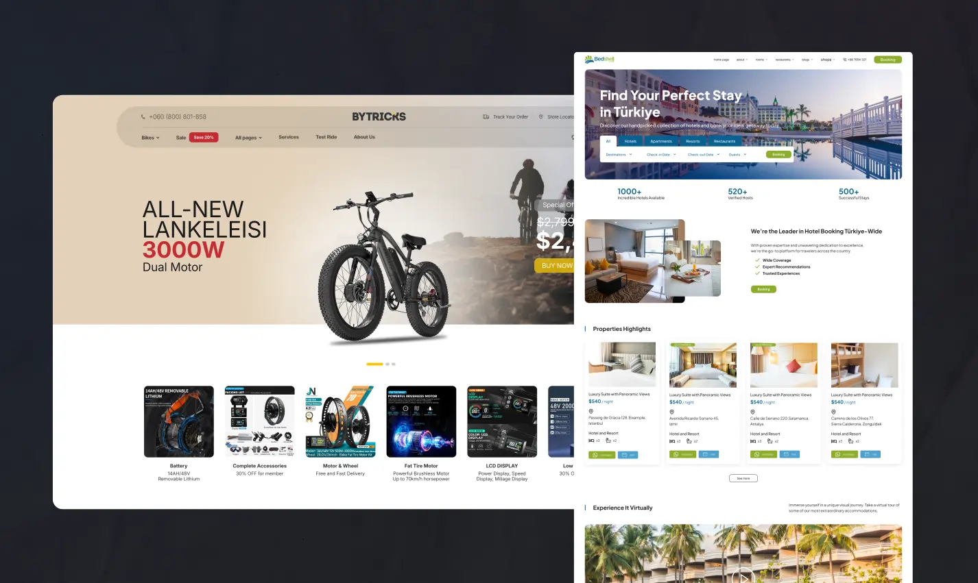 Website design dan development modern untuk bisnis oleh Dwisans Creative