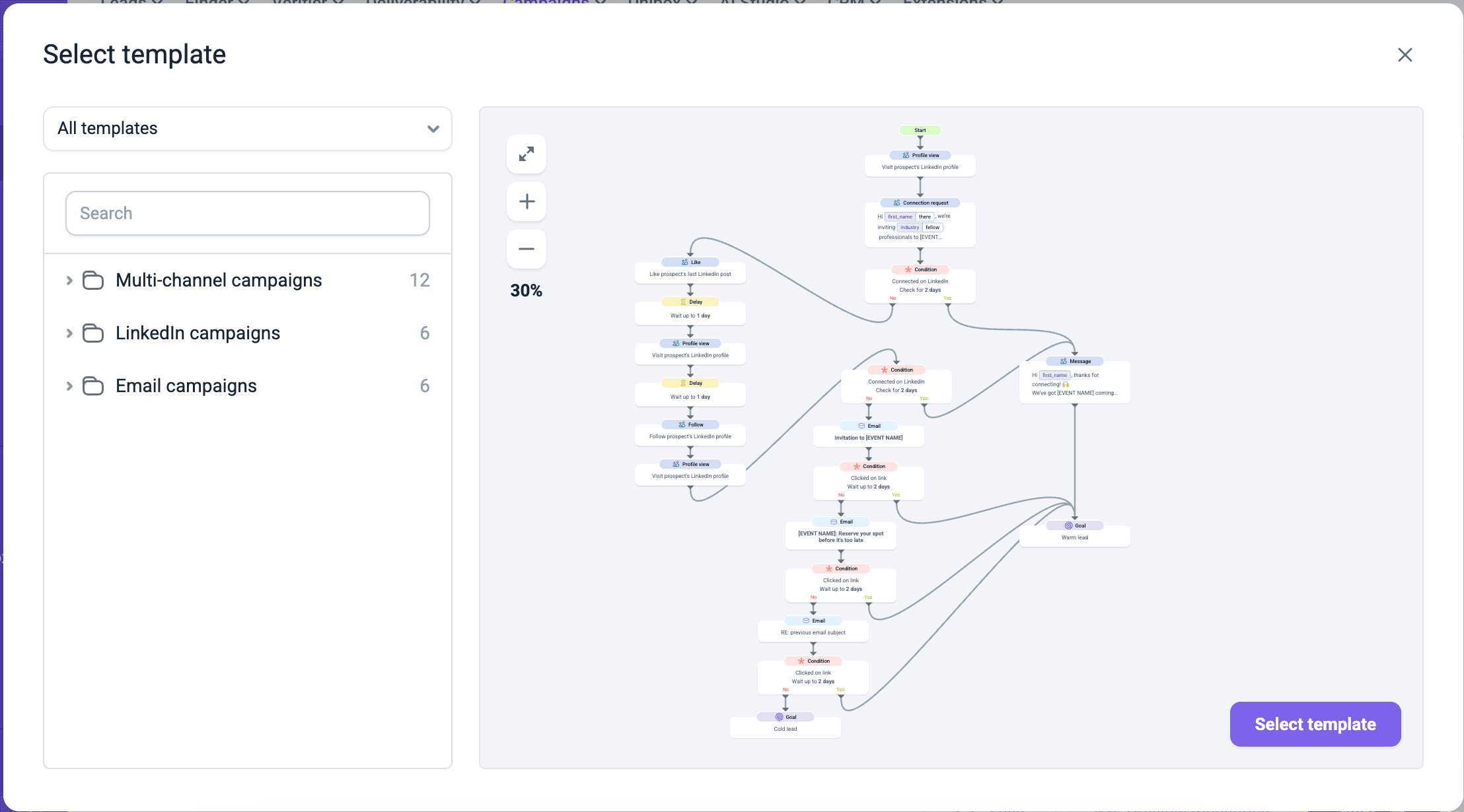 Snov.io sequence example